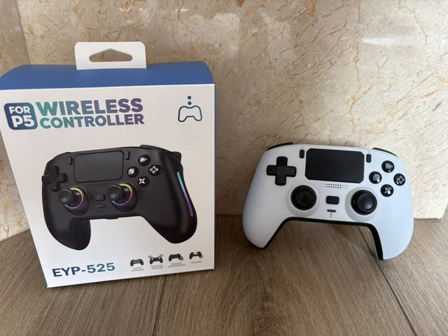 Беспроводной геймпад джойстик GamePro White Dualsense для PlayStaton 5 и (PC PS5 PS4) - Фото 2 Беспроводной геймпад джойстик GamePro White Dualsense для PlayStaton 5 и (PC PS5 PS4) - изображение 2