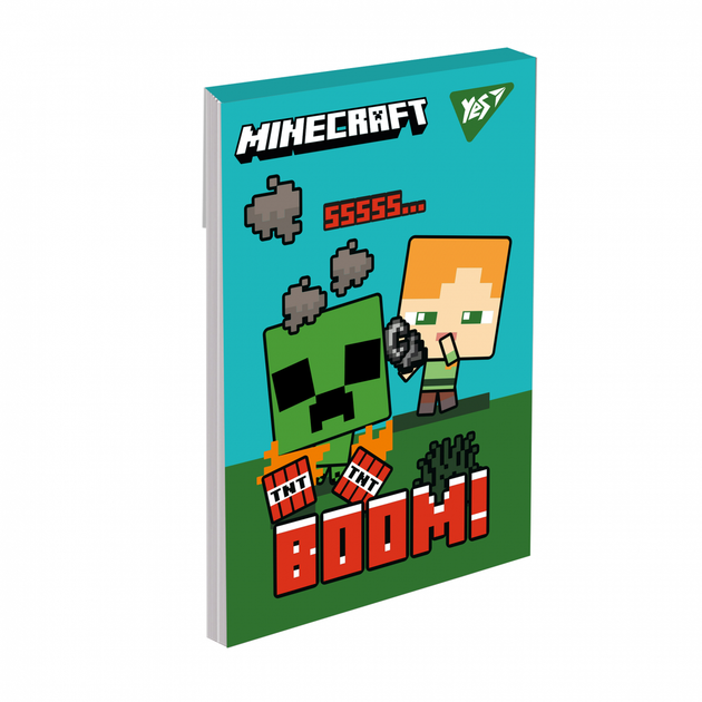 Блокнот Minecraft 48арка клетка майнкрафт. Minecraft 48 листов клетка А7 (в ассортименте) .Yes - Фото 3 Блокнот Minecraft 48арка клетка майнкрафт. Minecraft 48 листов клетка А7 (в ассортименте) .Yes - изображение 3