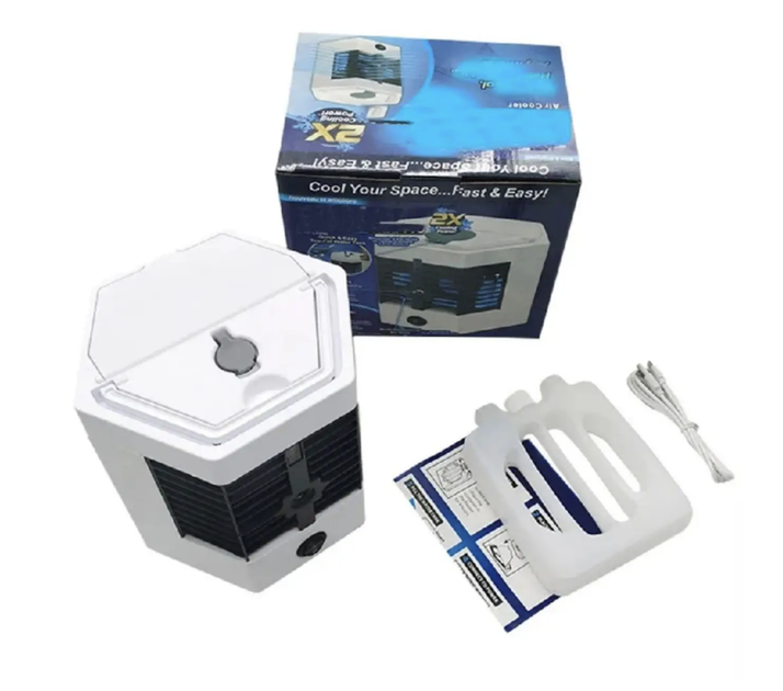Мини-кондиционер Arctic Air Ultra Pro 2X с увлажнителем воздуха, Настольный портативный кондиционер 2X 57315/55 - изображение 5