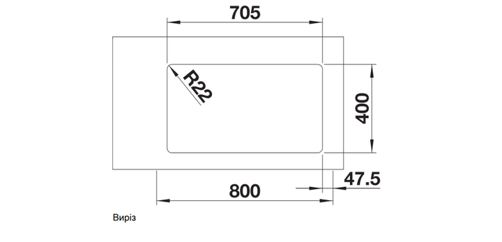 Мойка кухонная Blanco - 522991 ANDANO 500/180-U - изображение 5