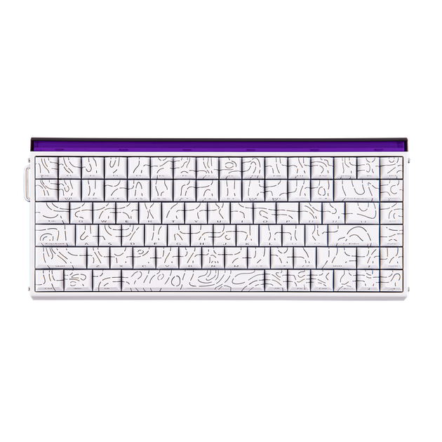 Ігрова магнітна клавіатура AULA HERO 84 HE / 8K / Hall Effect / Rapid Trigger / White-Contour / Білий з прозорим - Фото 1 Ігрова магнітна клавіатура AULA HERO 84 HE / 8K / Hall Effect / Rapid Trigger / White-Contour / Білий з прозорим - изображение 1