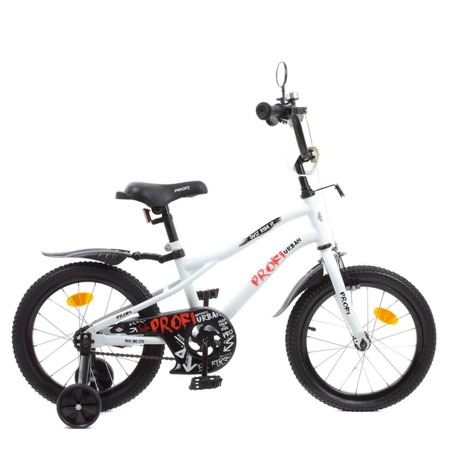 Велосипед дитячий PROF1 16" (Y16251) Urban, дзвінок, ліхтар, білий - Фото 2 Велосипед дитячий PROF1 16" (Y16251) Urban, дзвінок, ліхтар, білий - зображення 2