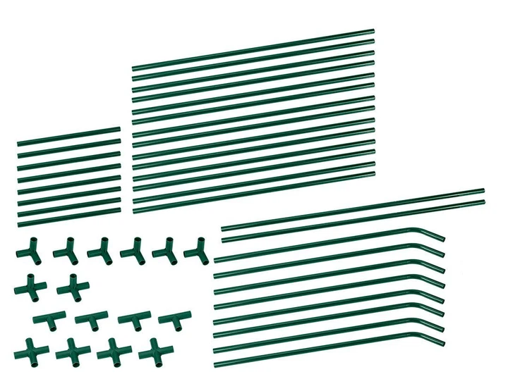 Парник складання Neo Tools 240x90x90см, ПЕ плівка 135г, зелений - зображення 6