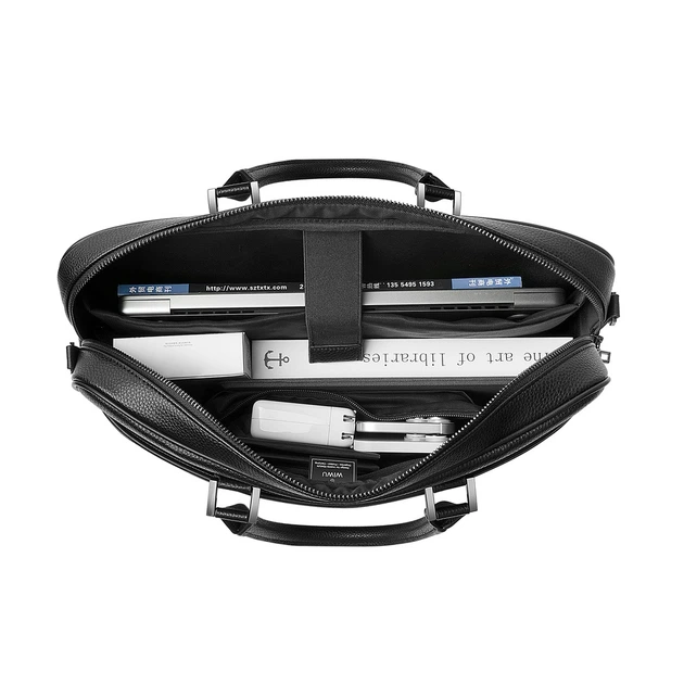 Сумка WIWU Master Fingerprint Lock Brief Case Black (6976195096989) - изображение 4