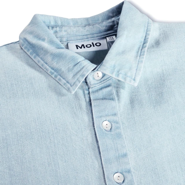 Сорочка Molo Richie Misty Denim, колір блакитний, розмір 98/104 (1S26C201.5458) - зображення 5