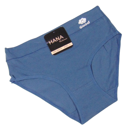 Женские трусы хлопок 2XL синие Hana 29275 - Фото 1 Женские трусы хлопок 2XL синие Hana 29275 - изображение 1