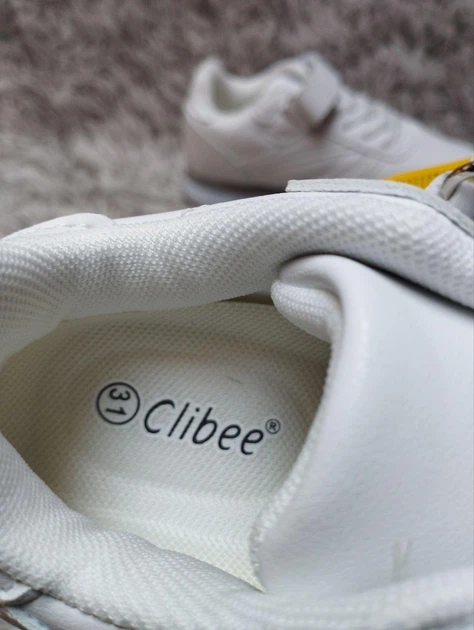 Кросівки для дівчинки Clibee 36р 22,8 см білі - Фото 2 Кросівки для дівчинки Clibee 36р 22,8 см білі - изображение 2