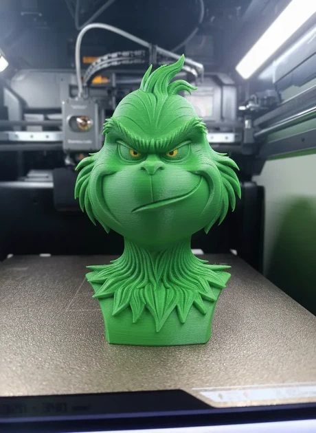 Фігурка-бюст Грінч (Grinch) викрадач Різдва для святкового декору. Aivory - изображение 3