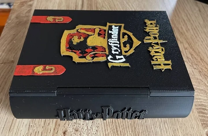 Скринька у вигляді книги Harry Potter Gryffindor з підставкою Hogwarts. Aivory - изображение 2
