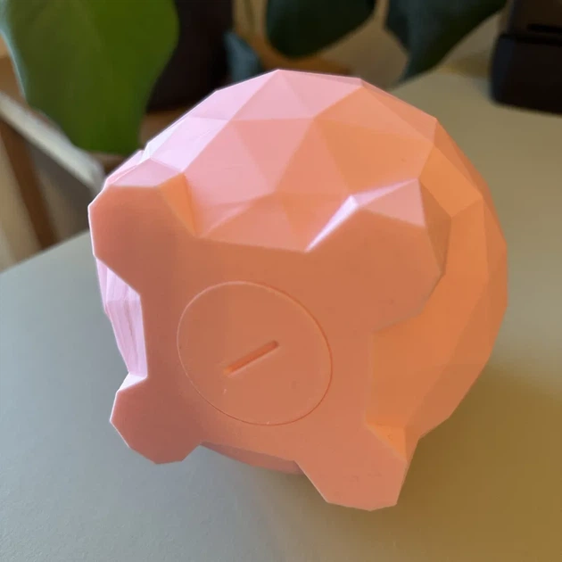Скарбничка-свинка у сучасному стилі low poly. Aivory - зображення 3