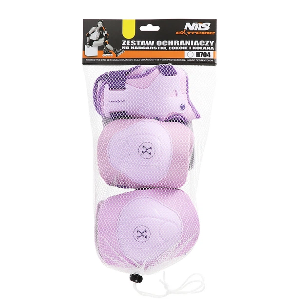 Набір захисту Nils Extreme H704 розмір L Фіолетовий 16-60-153 (5907695594706) - зображення 9