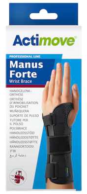 Ортез для правого зап'ястя Actimove Professional Line Manus Forte Чорний розмір S/M 1 шт (4042809368840) - Фото 2 Ортез для правого зап'ястя Actimove Professional Line Manus Forte Чорний розмір S/M 1 шт (4042809368840) - зображення 2