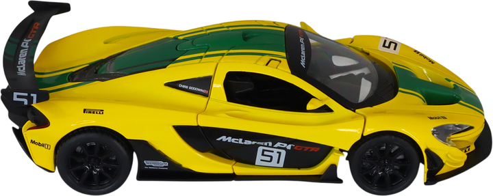 Автомодель Techno Drive McLaren P1 желтый 1:24 (250943MLP1YW) - Фото 6 Автомодель Techno Drive McLaren P1 желтый 1:24 (250943MLP1YW) - изображение 6