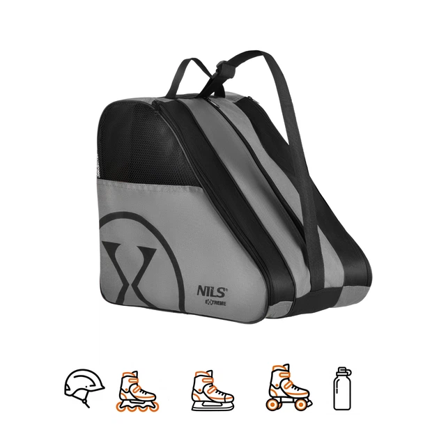 Сумка для роликових ковзанів Nils Extreme TS110 Сіра 16-33-042 (5905504100063) - Фото 7 Сумка для роликових ковзанів Nils Extreme TS110 Сіра 16-33-042 (5905504100063) - зображення 7
