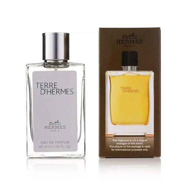 Туалетная мужская вода тестер ( версия Hermes Terre d'hermes ) 60 мл - изображение 2