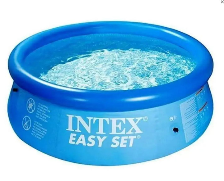 Надувний басейн Intex 244 х 61 см (чаша, 1 942 л, круглий, ПВХ) - Фото 5 Надувний басейн Intex 244 х 61 см (чаша, 1 942 л, круглий, ПВХ) - зображення 5