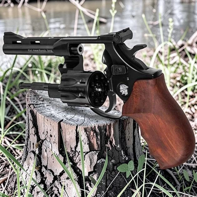 Револьвер Weihrauch Arminius HW4 4" Wooden grip под патрон Флобера - изображение 6