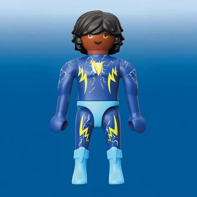 Набір іграшок Playmobil Hero Blue Voltage - Громовий герой 71836 (4008789718365) - зображення 5