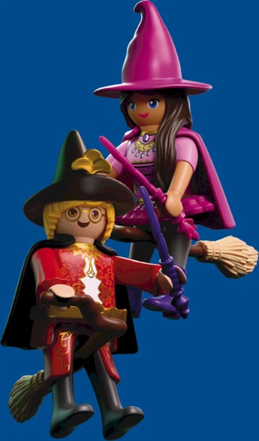 Набір іграшок Playmobil Duo Pack Відьма і чарівник 72023 (4008789720238) - зображення 3