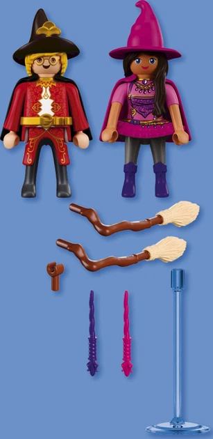 Набір іграшок Playmobil Duo Pack Відьма і чарівник 72023 (4008789720238) - зображення 4