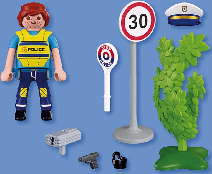 Набір іграшок Playmobil Special Plus Поліцейський з радаром для вимірювання швидкості 72029 (4008789720290) - зображення 3