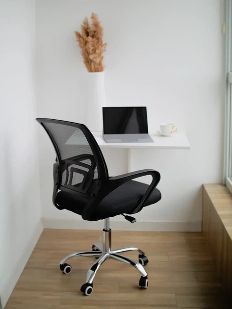 Кресло офисное на колесах Bonro B-619 Black (40030000) - изображение 7