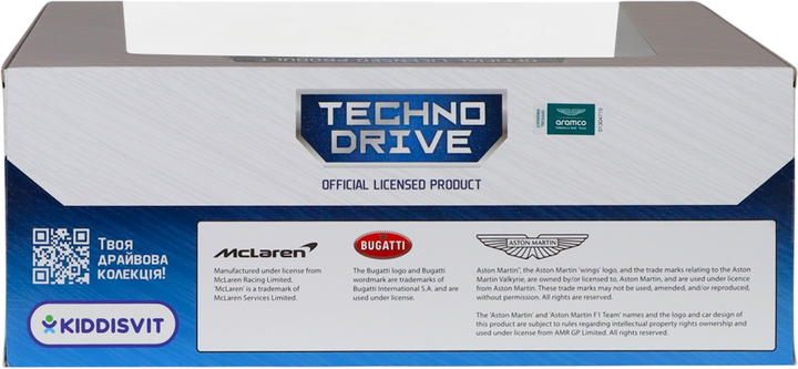 Автомодель Techno Drive Aston Martin F1 2024 1:18 (250935AMF1) - изображение 15
