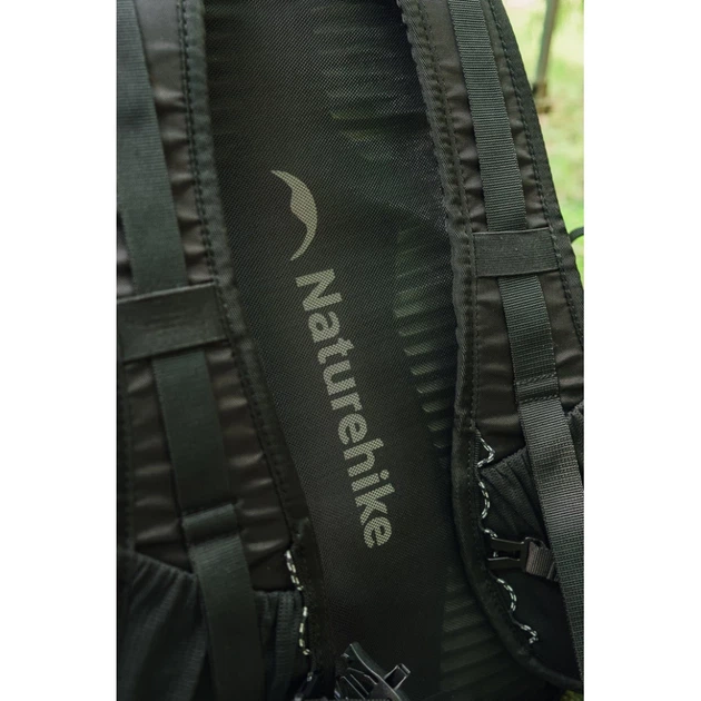 Рюкзак туристичний Naturehike Helium 30+5 л коричневий - зображення 9