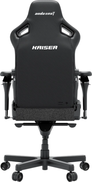 Крісло ігрове Anda Seat Kaiser 4 V2 Size XL Dark Gray Fabric - Фото 4 Крісло ігрове Anda Seat Kaiser 4 V2 Size XL Dark Gray Fabric - изображение 4