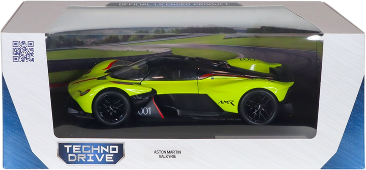 Автомодель Techno Drive Aston Martin Valkyrie жёлтый 1:18 (250937AMVKLG) - изображение 14