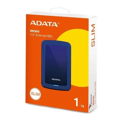 Внешний жесткий диск 1Tb ADATA HV300, Blue (AHV300-1TU31-CBL) - Фото 4 Внешний жесткий диск 1Tb ADATA HV300, Blue (AHV300-1TU31-CBL) - изображение 4