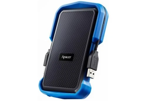 Зовнішній жорсткий диск 1Tb Apacer AC631, Black/Blue, 2.5', USB 3.2 (Gen 1) (AP1TBAC631U-1) - изображение 3