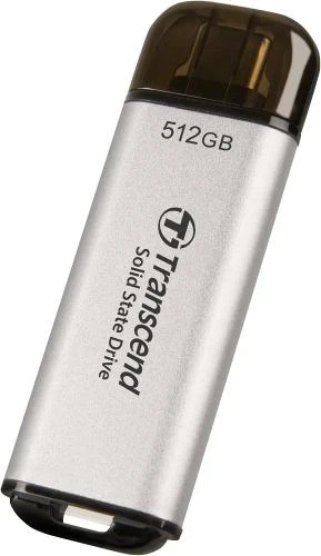 Зовнішній накопичувач SSD, 512Gb, Transcend ESD300, Silver (TS512GESD300S) - зображення 3