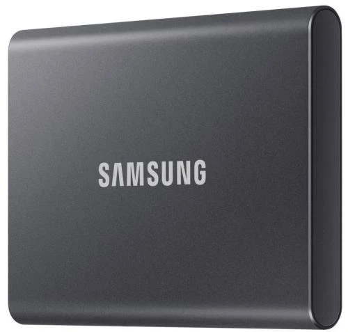 Внешний накопитель SSD, 1Tb, Samsung T7, Grey (MU-PC1T0T/WW) - Фото 2 Внешний накопитель SSD, 1Tb, Samsung T7, Grey (MU-PC1T0T/WW) - изображение 2