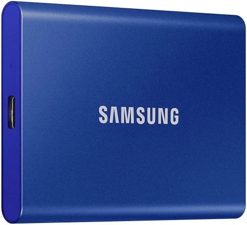 Внешний накопитель SSD, 1Tb, Samsung T7, Blue (MU-PC1T0H/WW) - Фото 3 Внешний накопитель SSD, 1Tb, Samsung T7, Blue (MU-PC1T0H/WW) - изображение 3