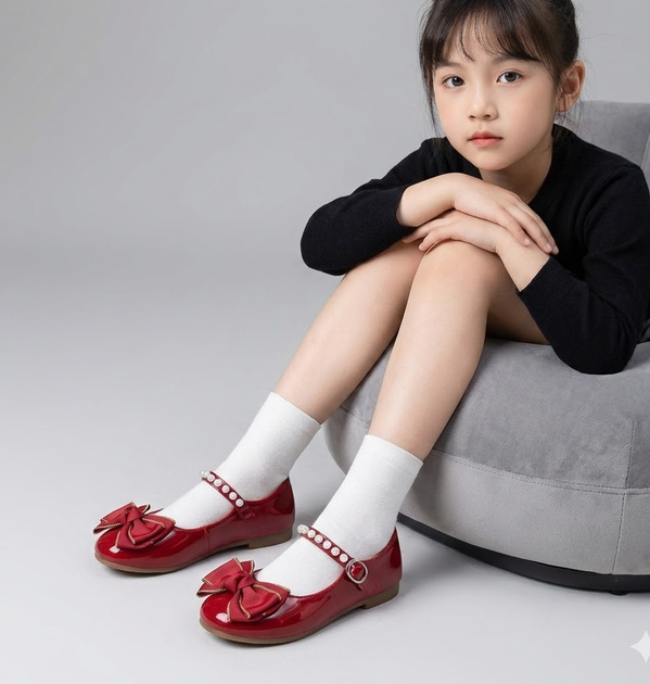 Дитячі туфлі Fashion Kids 26р 15,5см червоні TY122 - Фото 7 Дитячі туфлі Fashion Kids 26р 15,5см червоні TY122 - зображення 7