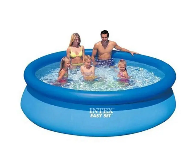 Надувной бассейн Intex Easy Set 28120 круглый 305×76 см объем 3853 л 3-слойный ПВХ синий - изображение 3