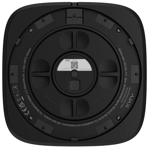 Пожарный извещатель Ajax EN54 FireProtect (VAD) питание 4хCR123A IP54 Black - изображение 2