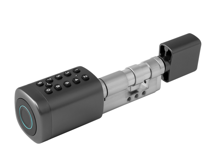 Розумний дверний біометричний замок (циліндр) SEVEN LOCK SL-7773BF black (40-106 мм) - зображення 3
