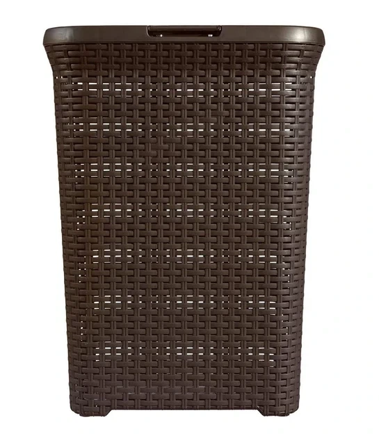 Корзина для белья пластиковая Curver Natural Style 40 л (00709) Коричневый - изображение 4
