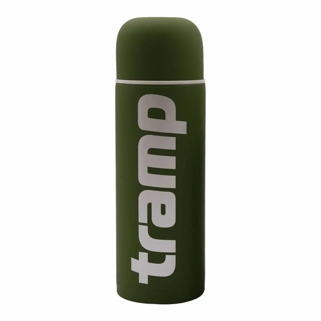 Термос TRAMP Soft Touch 1.2 л колір Хакі - Фото 1 Термос TRAMP Soft Touch 1.2 л колір Хакі - зображення 1