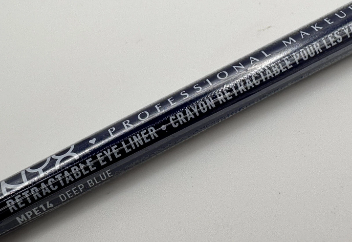 Выдвижной карандаш для глаз Nyx Retractable Eye Liner MPE14 Deep Blue темно-синий - изображение 6