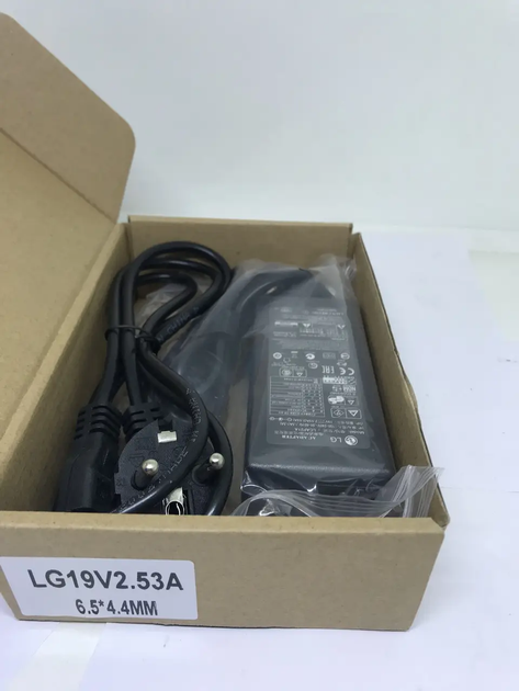 Блок питания Адаптер для монитора LG 19V 2.53A 48W 6.5*4.4 мм - изображение 4