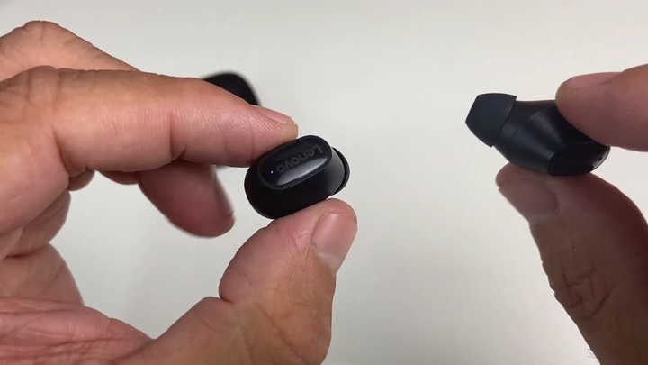 Бездротові навушники Lenovo Thinkplus XT62 TWS Bluetooth, сенсорні блютуз навушники з індикатором заряду Black - зображення 8