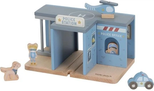 Zestaw do zabawy Little Dutch Posterunek policji FSC LD2539 (8713291225398) - obraz 3