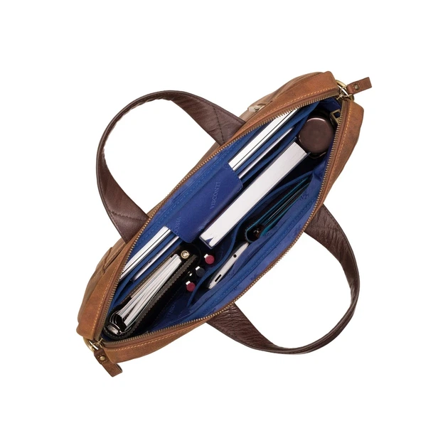 Сумка чоловіча для ноутбука Visconti TC76 Octo 13 (Havana Tan) - изображение 5
