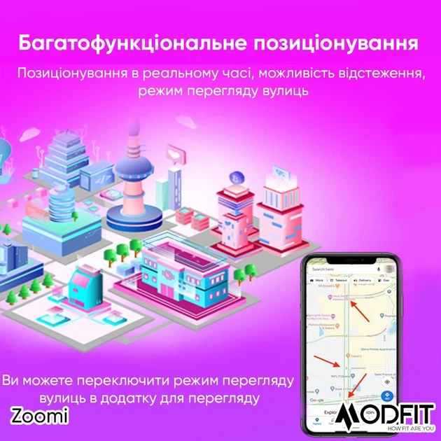 Наручний годинник Modfit Zoomi Blue - Фото 13 Наручний годинник Modfit Zoomi Blue - изображение 13