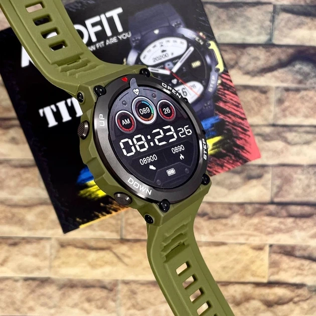 Наручний годинник Modfit Titan Army Green 35 мм. - изображение 4