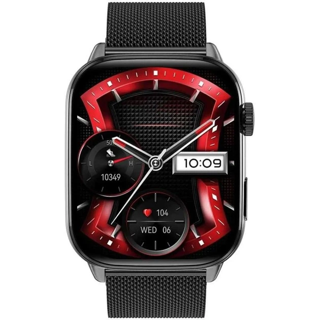 Смарт-годинник Wiwu SW08 Smart Watch Black (789143) - Фото 2 Смарт-годинник Wiwu SW08 Smart Watch Black (789143) - изображение 2