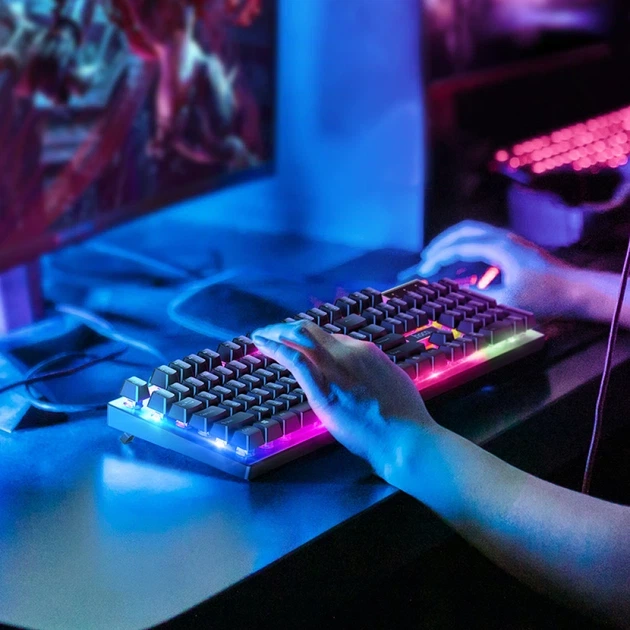 Комплект клавіатури та миші Hoco GM18 Luminous gaming keyboard and mouse set (Russian version) — Black (777603) - изображение 3